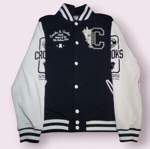  Crooks & Castles Half Medusa Varsity Jacket